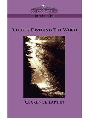 cover image of Rightly Dividing the Word